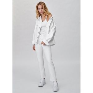 ARITZIA - The Arlo High Rise Straight Jeans White